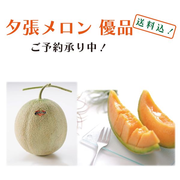 【ご予約承り中】夕張メロン　優品　（送料込）