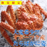 オホーツク産 本たらばがに（ボイル姿） 1.9kg～3.6kg
