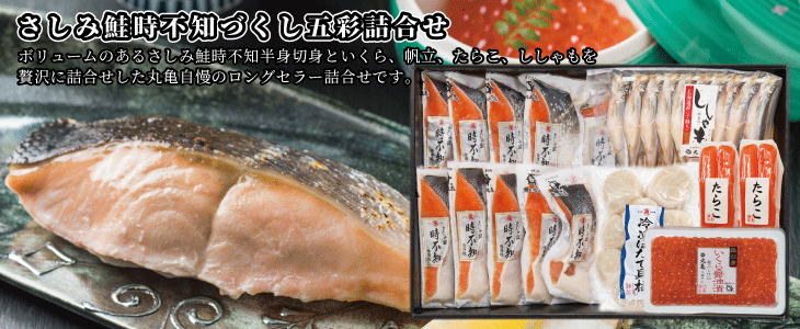 さしみ鮭時不知づくし五彩詰合せ