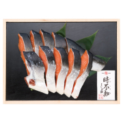 活〆時不知（さしみ鮭）半身切身袋詰め 
